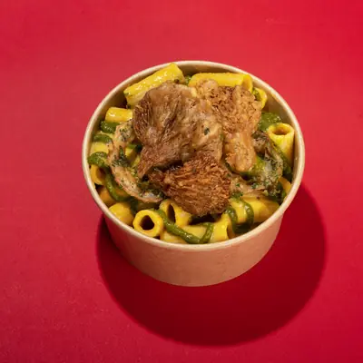 Rigatoni & Cheeze con proteína, bowl de Di Mati