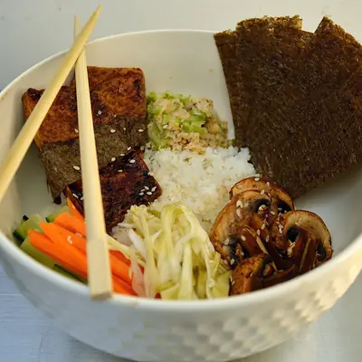 Bowl Asiático, bowl de La Caja de Pan