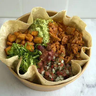Taco Bowl, bowl de Cero Pollito