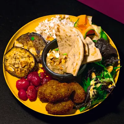 Arrejuntao, bowl de María Candela Vegan Food