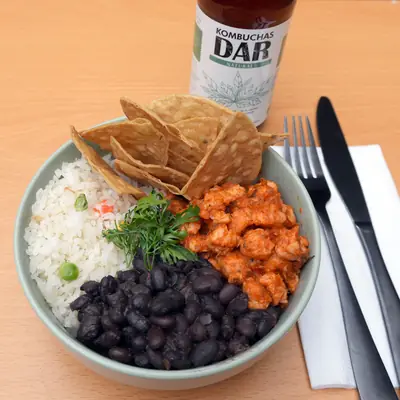 Bowl Azteca, bowl de Nuve Nutrición Verde